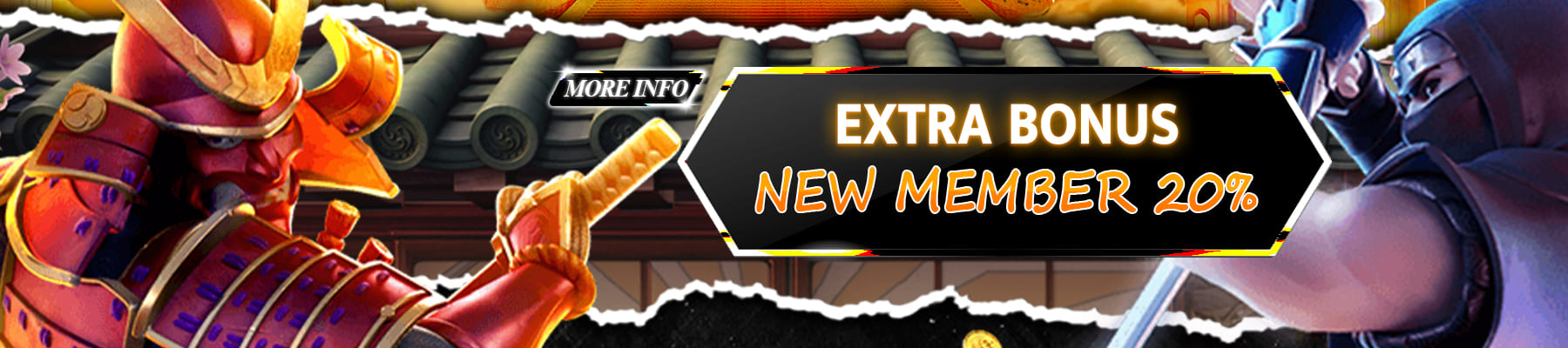 BONUS DEPOSIT NEW MEMBER 20%