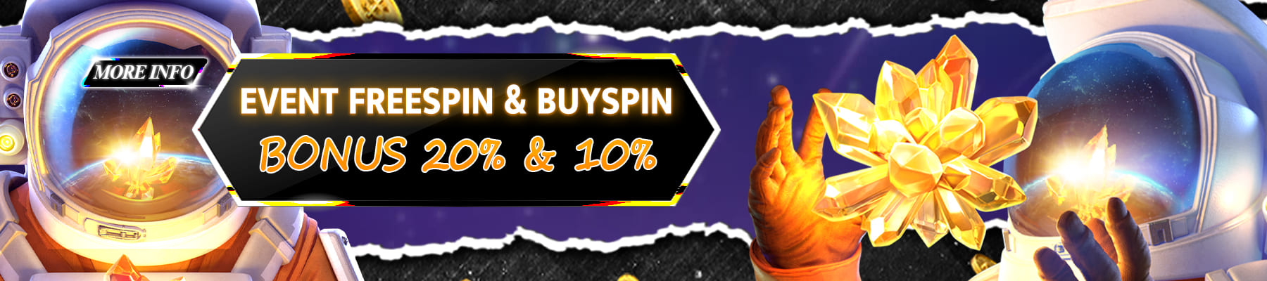 EVENT FREESPIN 20% & BUYSPIN 10%